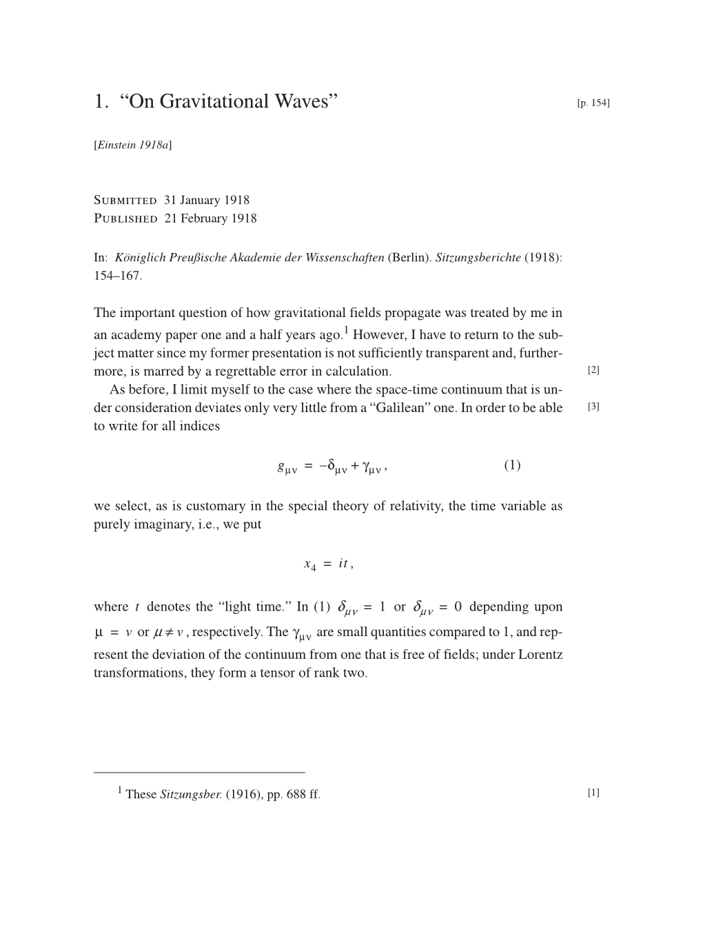 Volume 7: The Berlin Years: Writings, 1918-1921 (English translation supplement) page 9