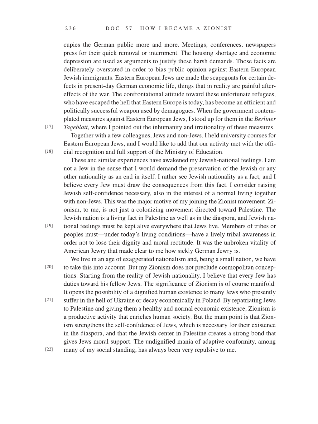 Volume 7: The Berlin Years: Writings, 1918-1921 (English translation supplement) page 236