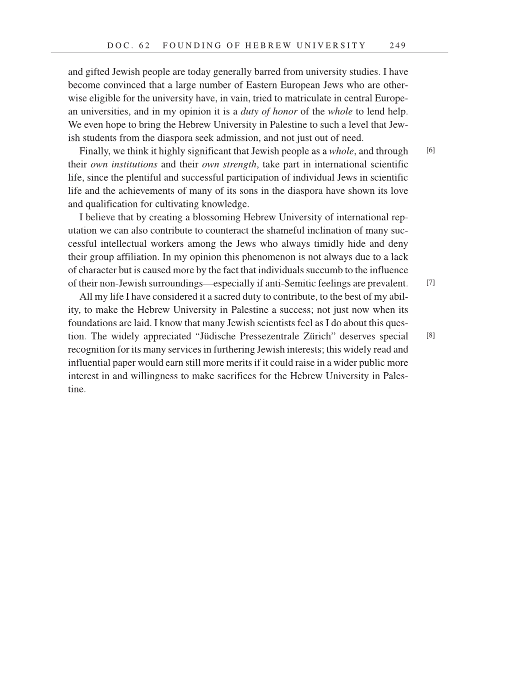 Volume 7: The Berlin Years: Writings, 1918-1921 (English translation supplement) page 249