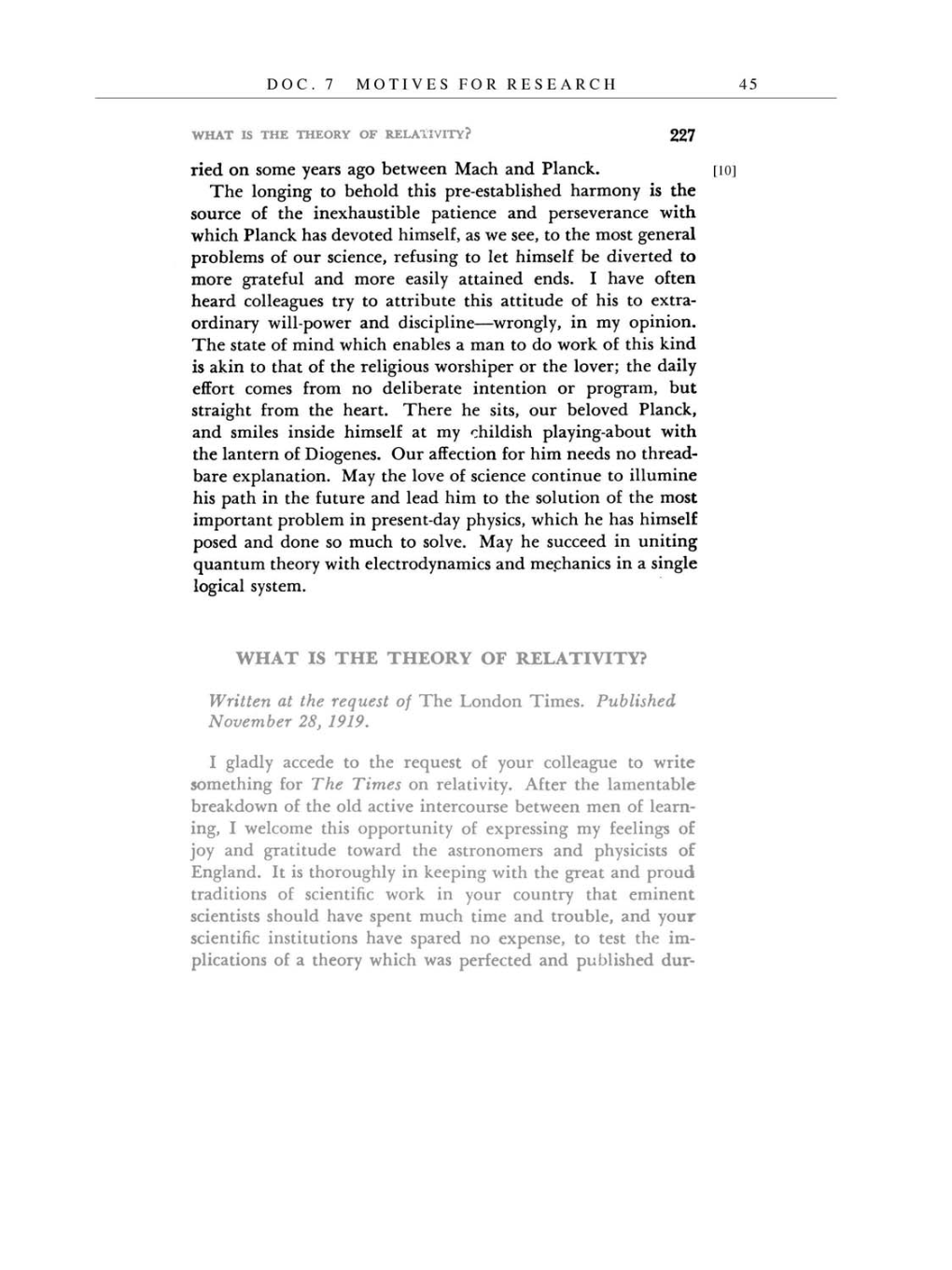 Volume 7: The Berlin Years: Writings, 1918-1921 (English translation supplement) page 45