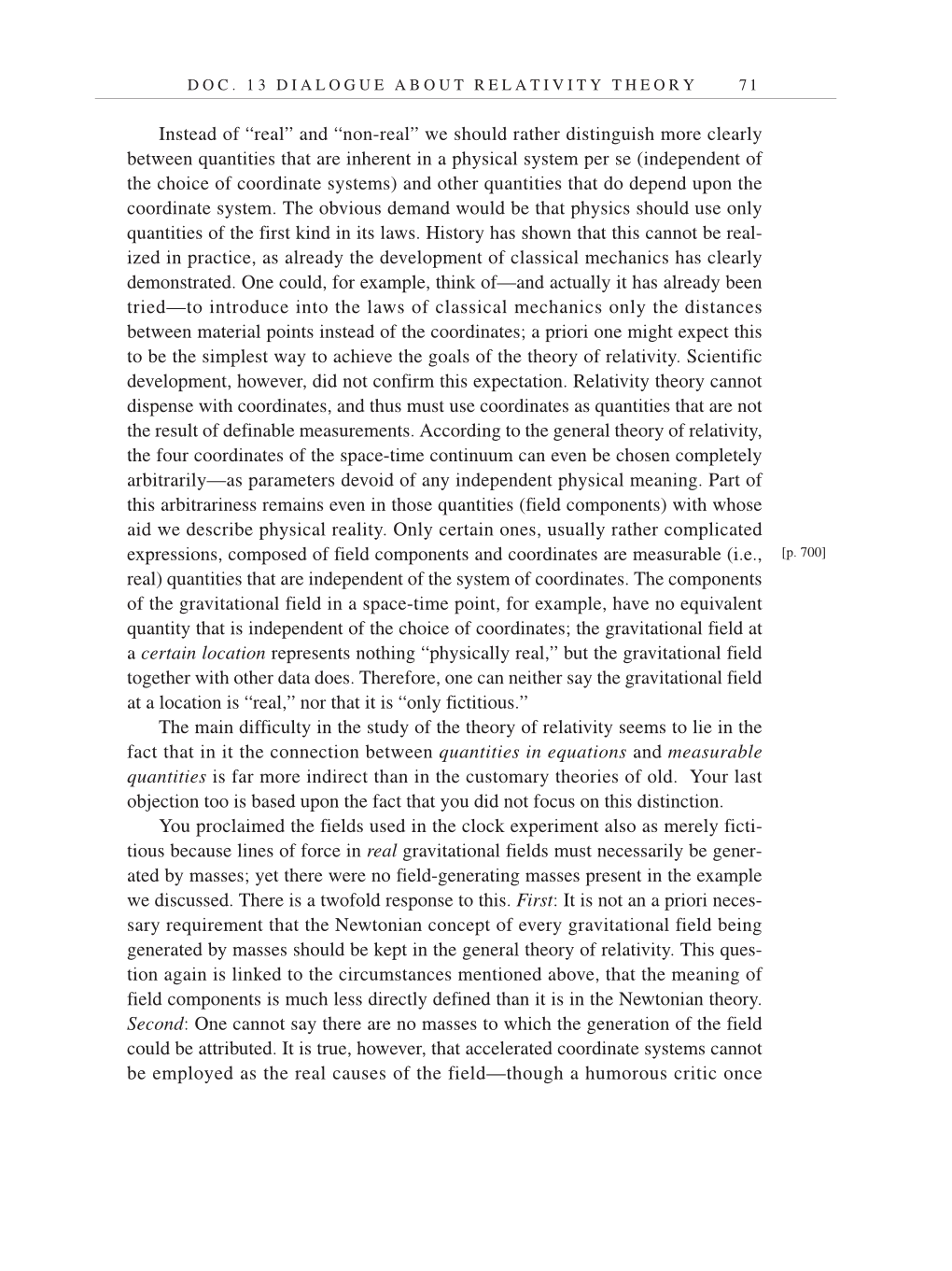 Volume 7: The Berlin Years: Writings, 1918-1921 (English translation supplement) page 71