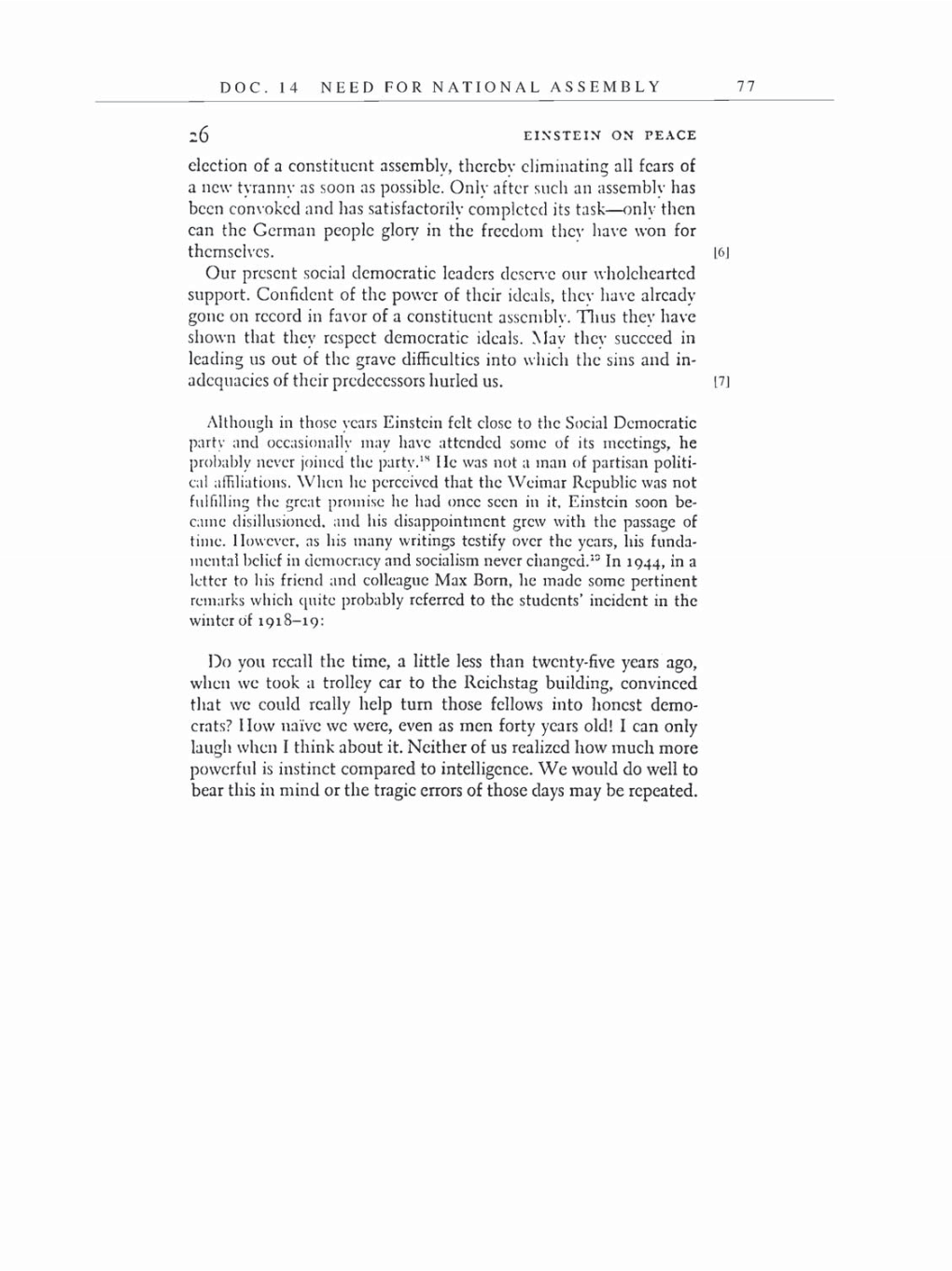 Volume 7: The Berlin Years: Writings, 1918-1921 (English translation supplement) page 77