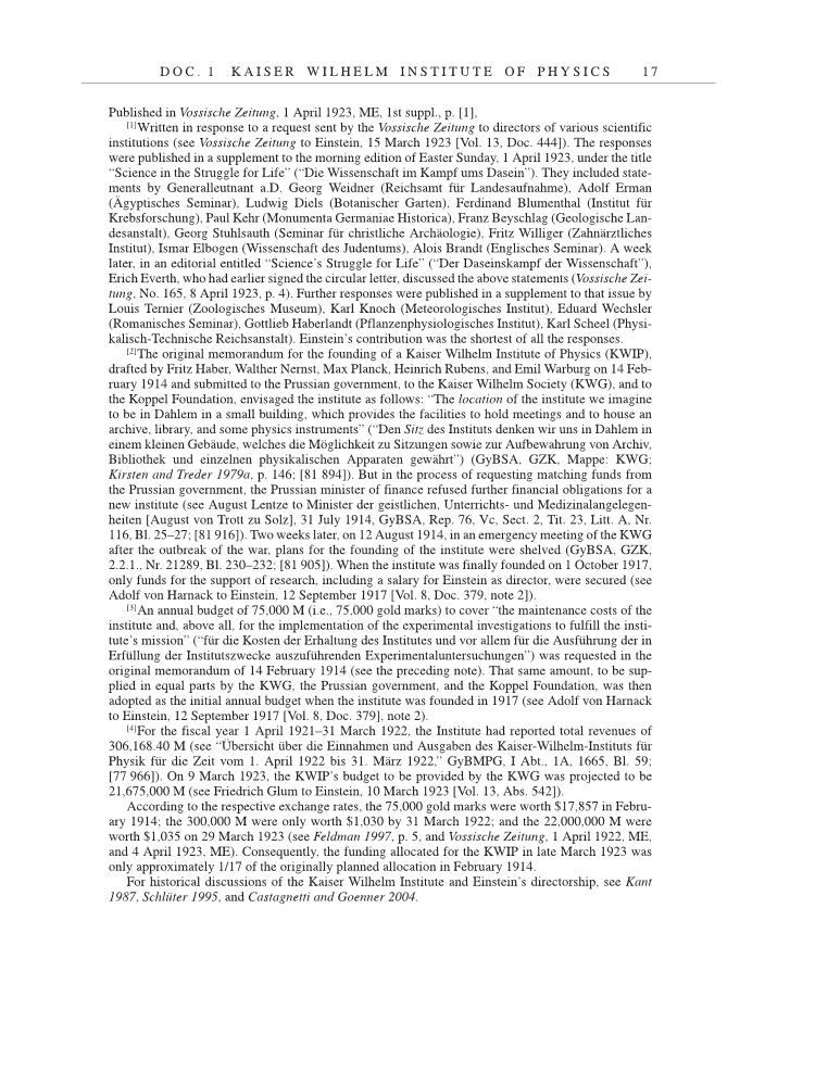 Volume 14: The Berlin Years: Writings & Correspondence, April 1923-May 1925 page 17