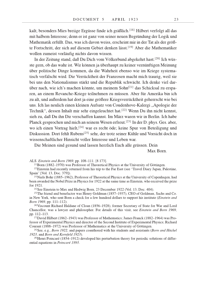 Volume 14: The Berlin Years: Writings & Correspondence, April 1923-May 1925 page 23