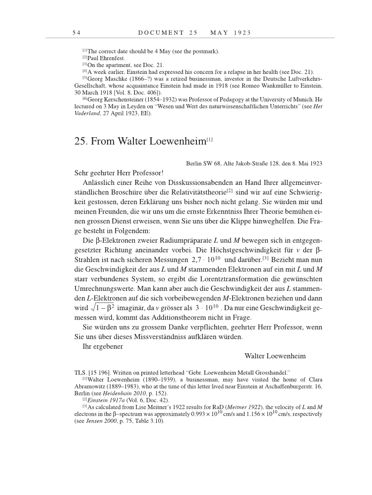 Volume 14: The Berlin Years: Writings & Correspondence, April 1923-May 1925 page 54