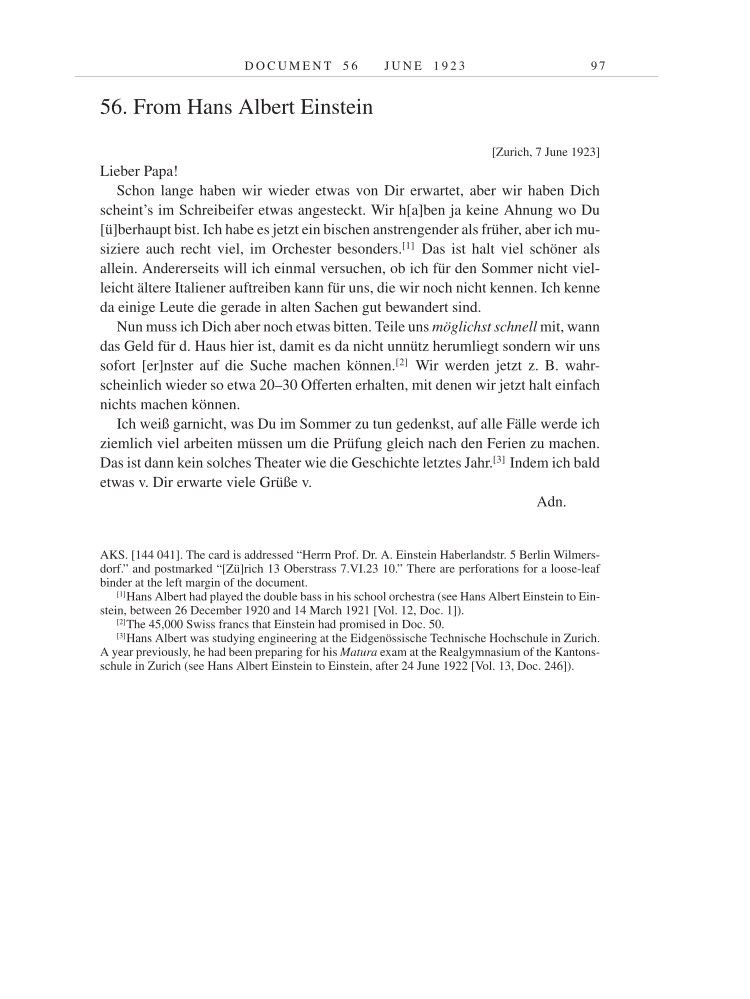 Volume 14: The Berlin Years: Writings & Correspondence, April 1923-May 1925 page 97