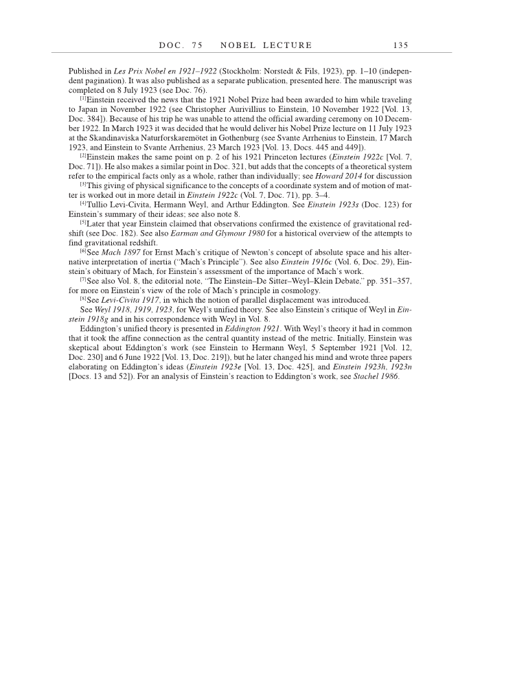 Volume 14: The Berlin Years: Writings & Correspondence, April 1923-May 1925 page 135
