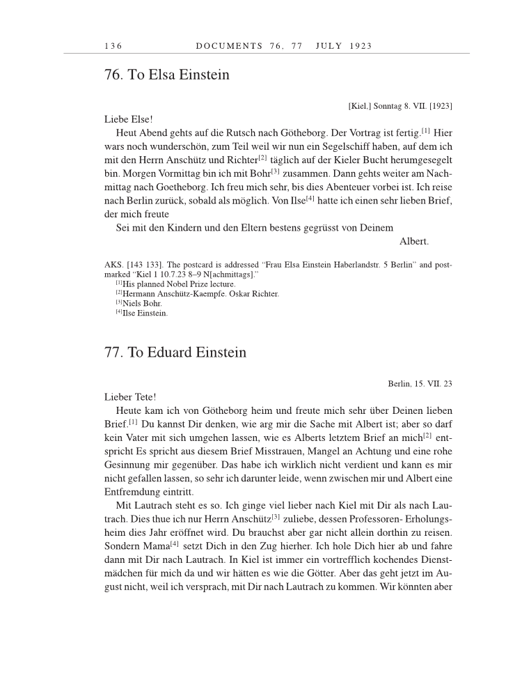 Volume 14: The Berlin Years: Writings & Correspondence, April 1923-May 1925 page 136