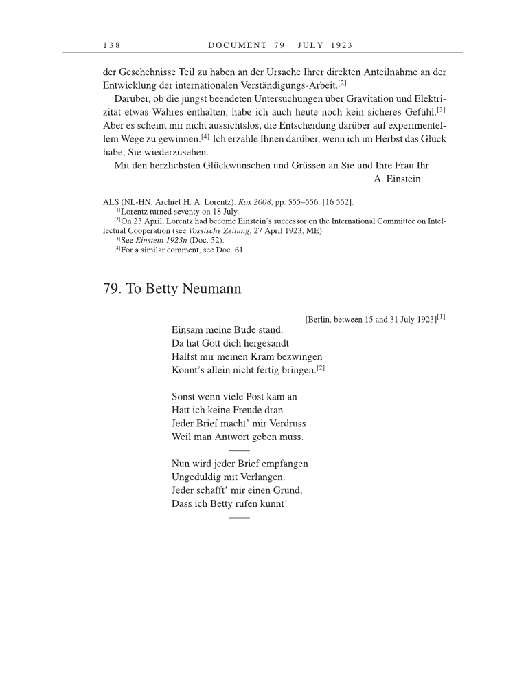 Volume 14: The Berlin Years: Writings & Correspondence, April 1923-May 1925 page 138