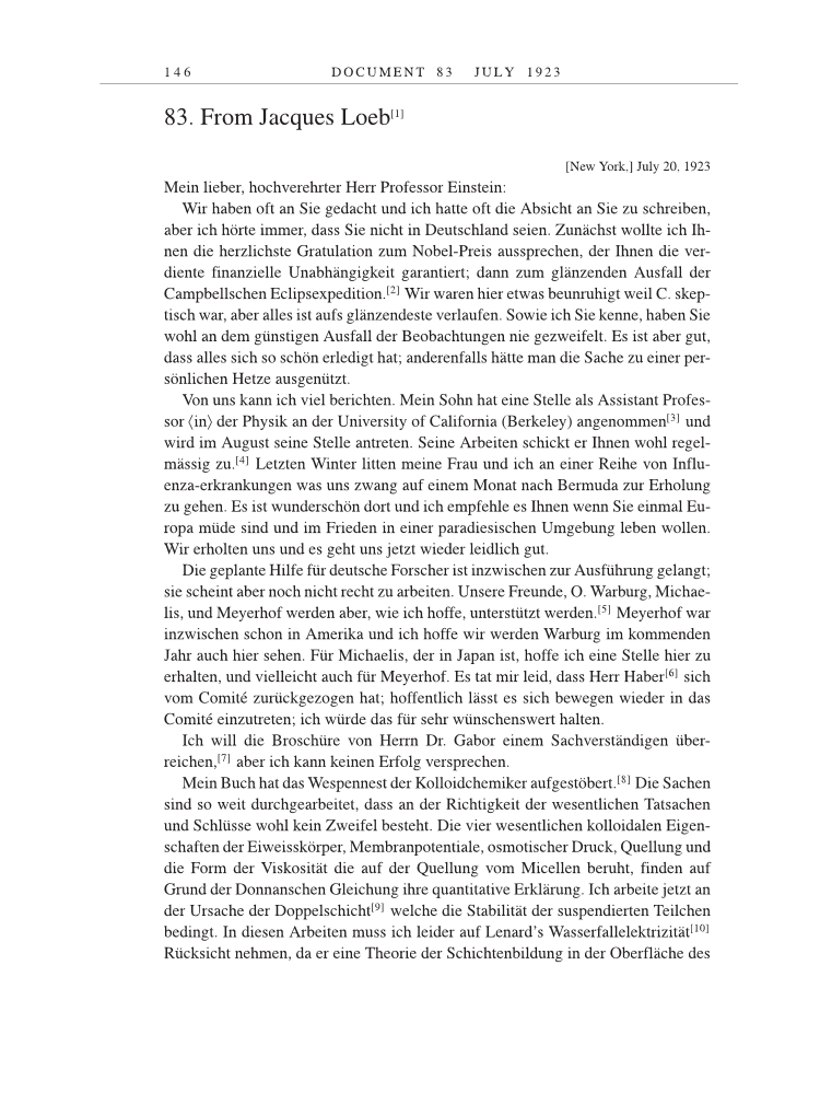 Volume 14: The Berlin Years: Writings & Correspondence, April 1923-May 1925 page 146