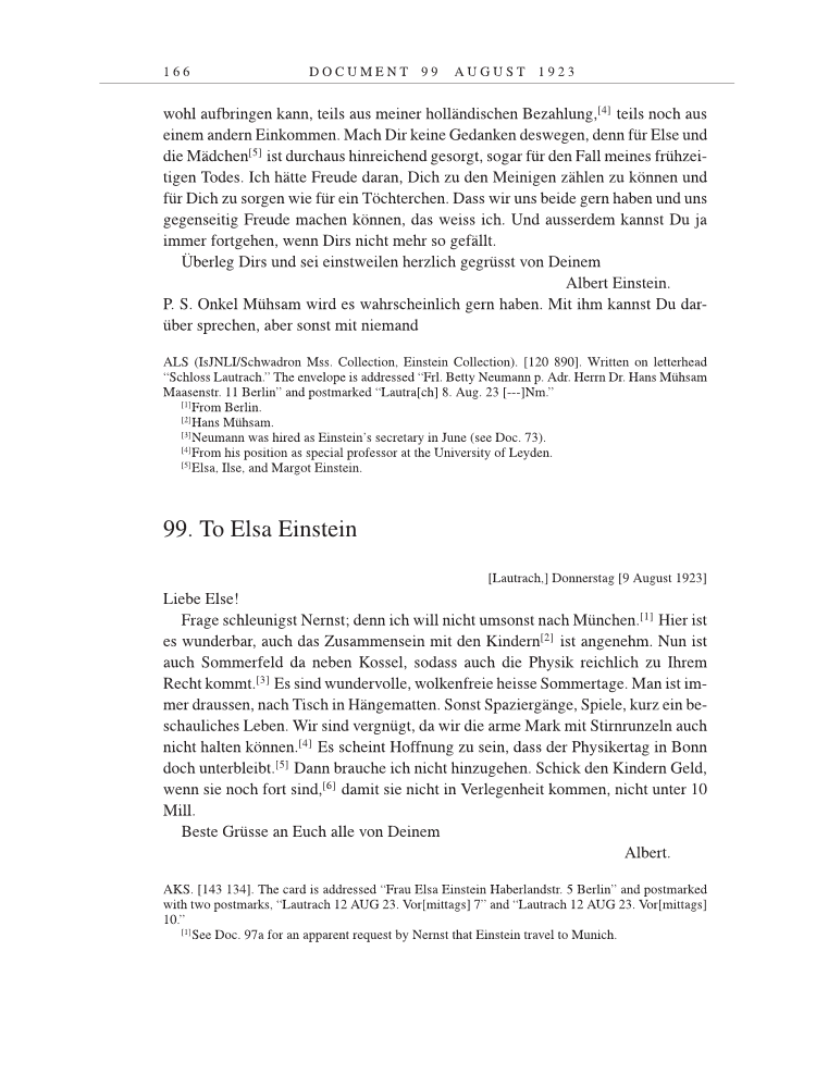 Volume 14: The Berlin Years: Writings & Correspondence, April 1923-May 1925 page 166