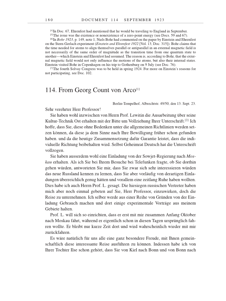 Volume 14: The Berlin Years: Writings & Correspondence, April 1923-May 1925 page 180