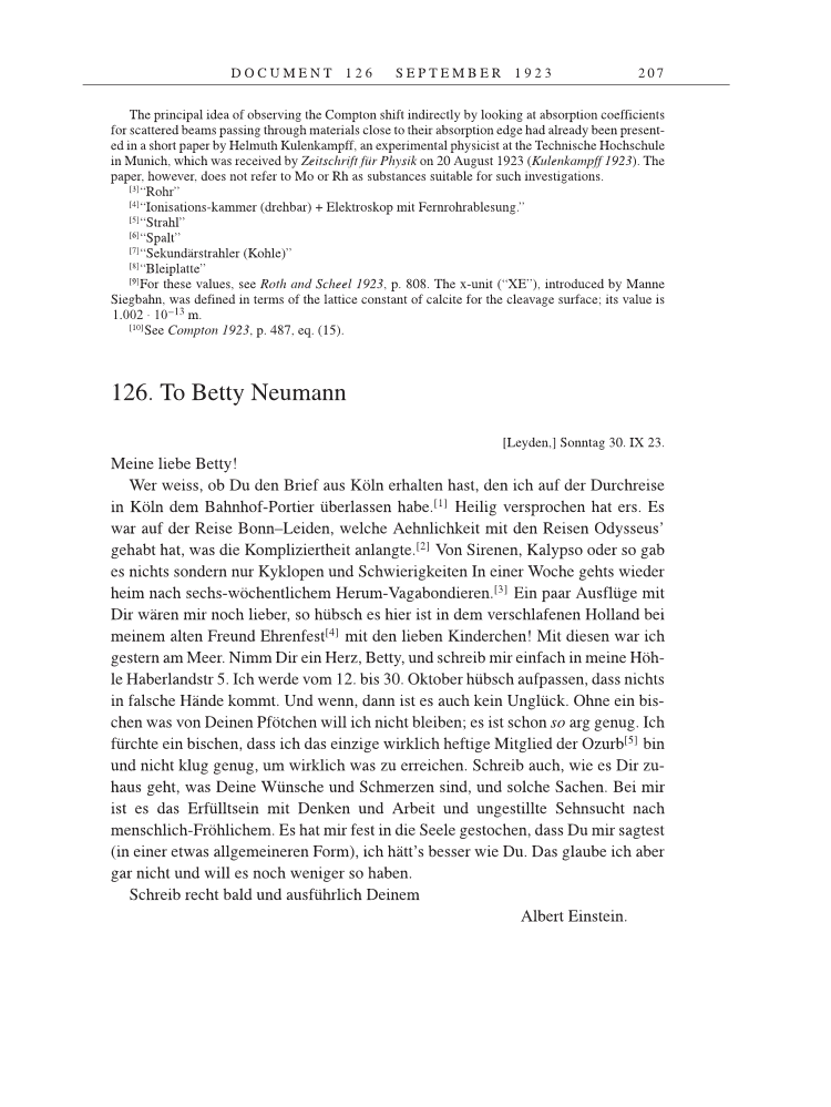 Volume 14: The Berlin Years: Writings & Correspondence, April 1923-May 1925 page 207