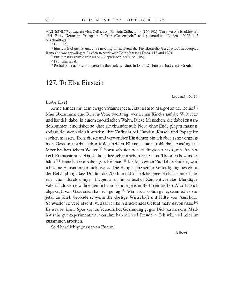 Volume 14: The Berlin Years: Writings & Correspondence, April 1923-May 1925 page 208