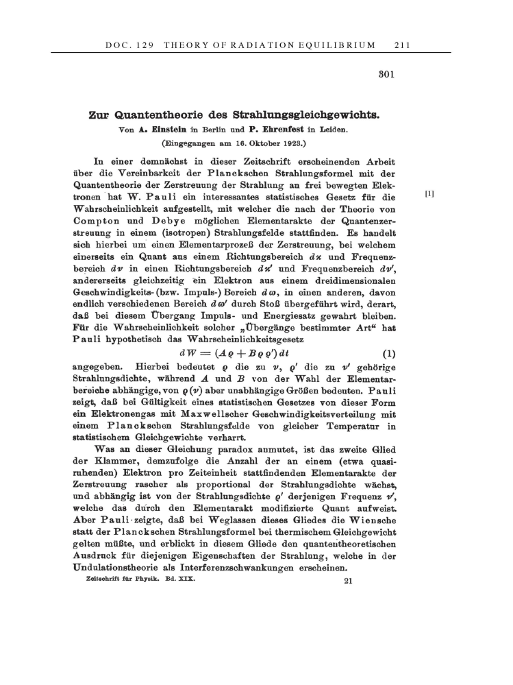 Volume 14: The Berlin Years: Writings & Correspondence, April 1923-May 1925 page 211