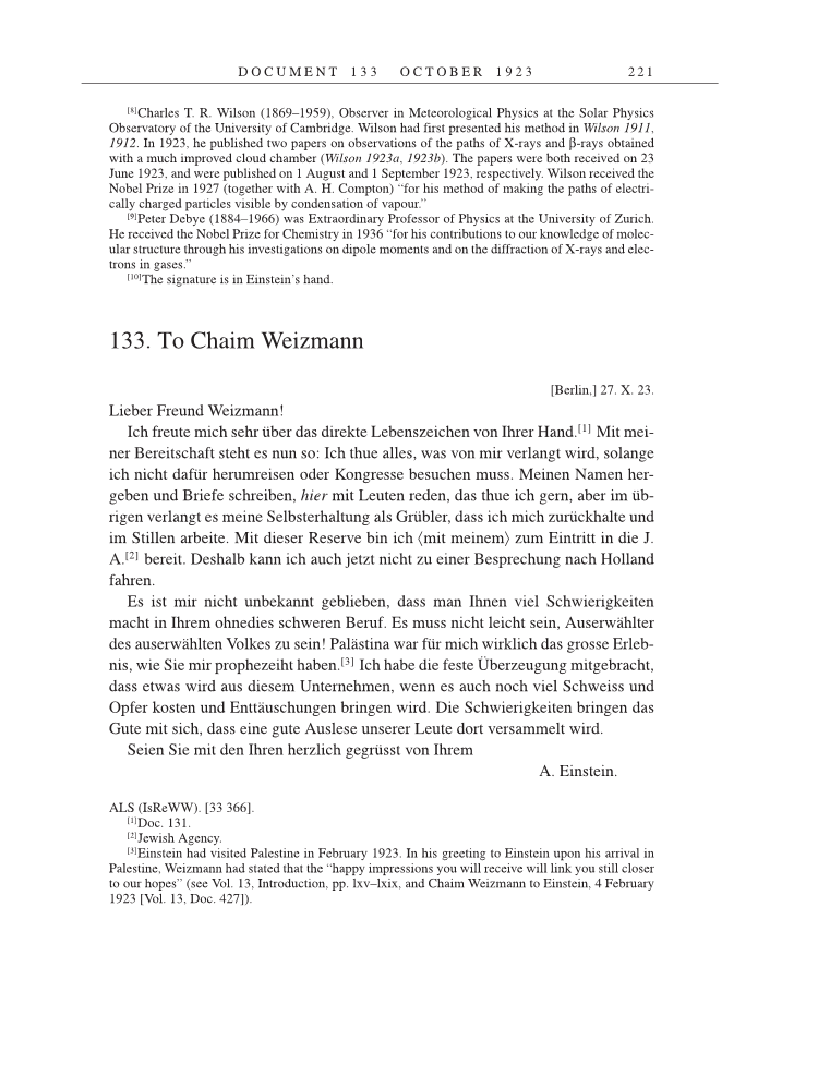 Volume 14: The Berlin Years: Writings & Correspondence, April 1923-May 1925 page 221