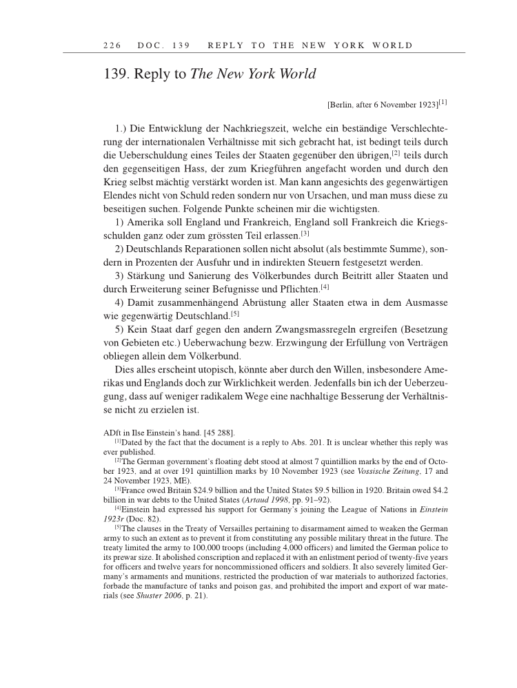 Volume 14: The Berlin Years: Writings & Correspondence, April 1923-May 1925 page 226