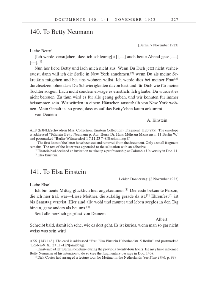 Volume 14: The Berlin Years: Writings & Correspondence, April 1923-May 1925 page 227