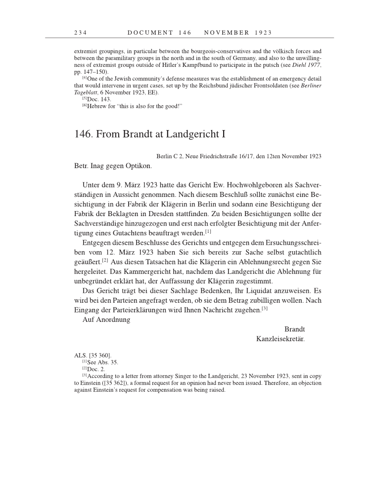 Volume 14: The Berlin Years: Writings & Correspondence, April 1923-May 1925 page 234