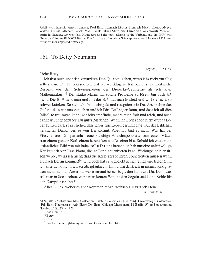Volume 14: The Berlin Years: Writings & Correspondence, April 1923-May 1925 page 244