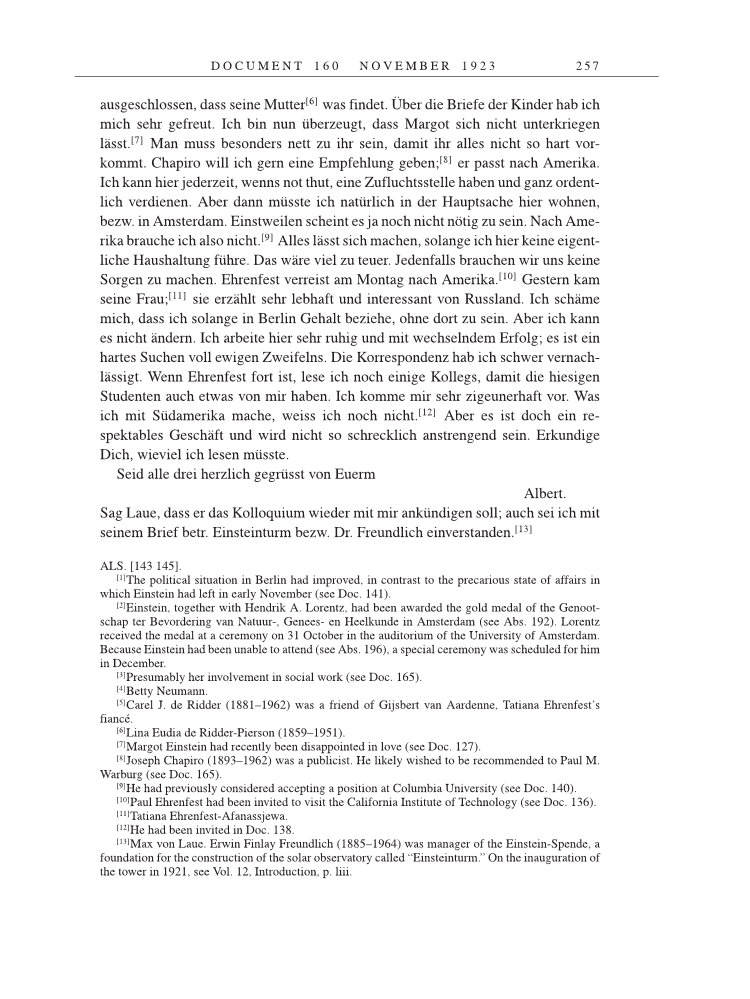 Volume 14: The Berlin Years: Writings & Correspondence, April 1923-May 1925 page 257