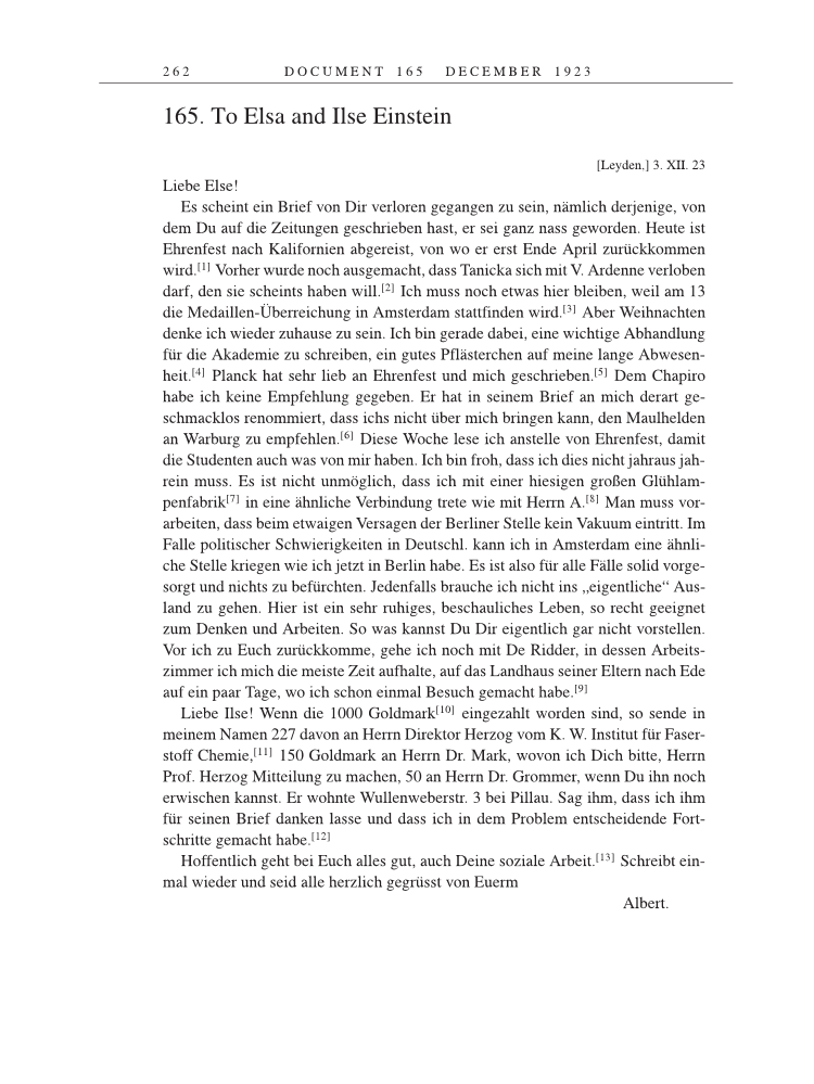 Volume 14: The Berlin Years: Writings & Correspondence, April 1923-May 1925 page 262