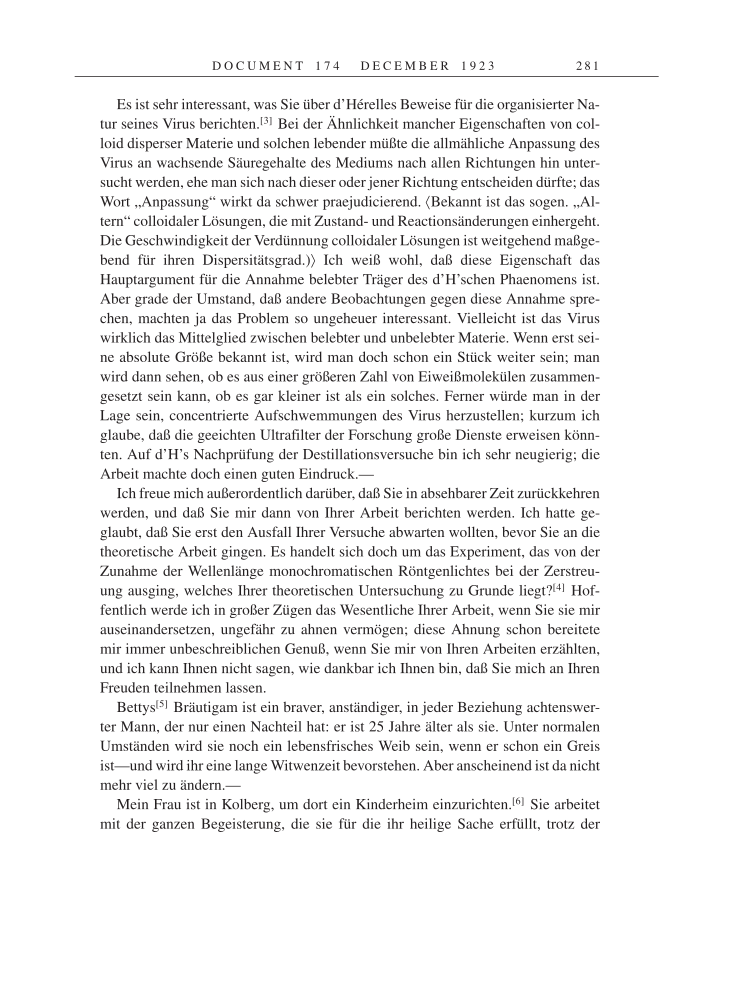 Volume 14: The Berlin Years: Writings & Correspondence, April 1923-May 1925 page 281