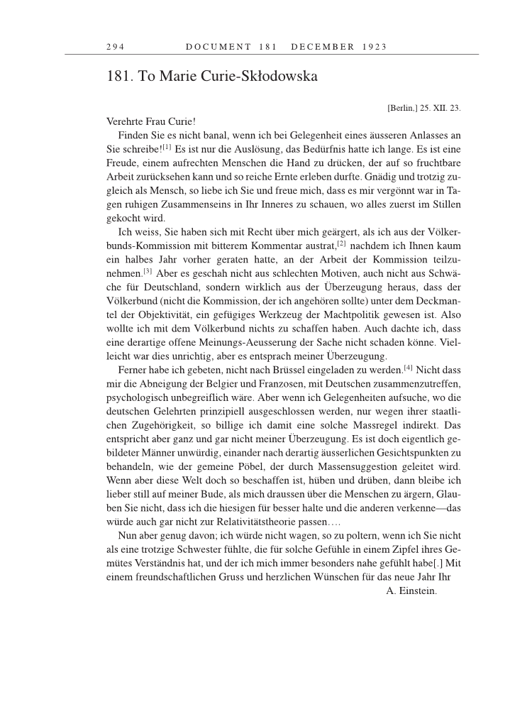 Volume 14: The Berlin Years: Writings & Correspondence, April 1923-May 1925 page 294