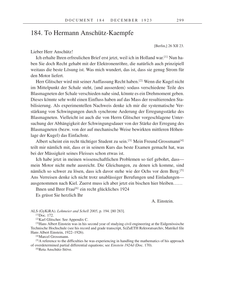 Volume 14: The Berlin Years: Writings & Correspondence, April 1923-May 1925 page 299