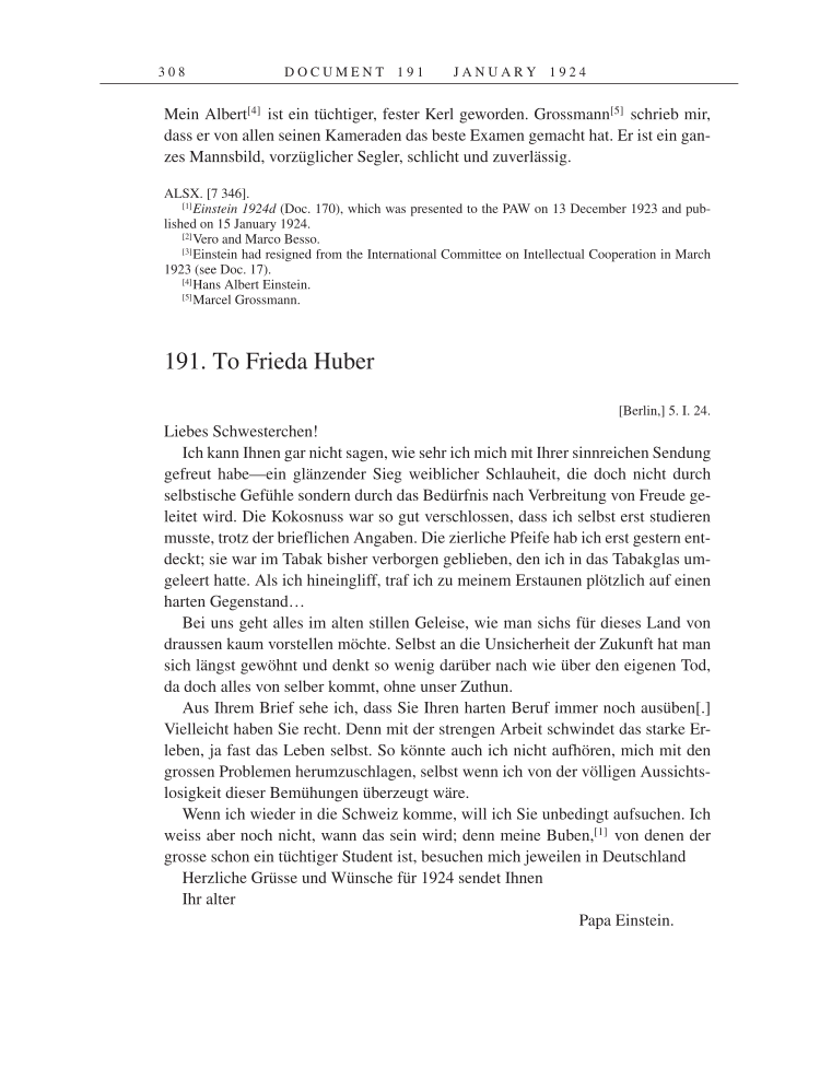 Volume 14: The Berlin Years: Writings & Correspondence, April 1923-May 1925 page 308