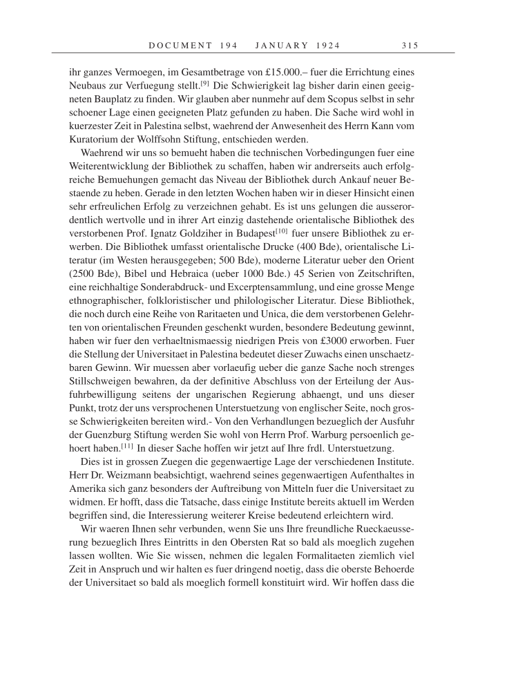 Volume 14: The Berlin Years: Writings & Correspondence, April 1923-May 1925 page 315