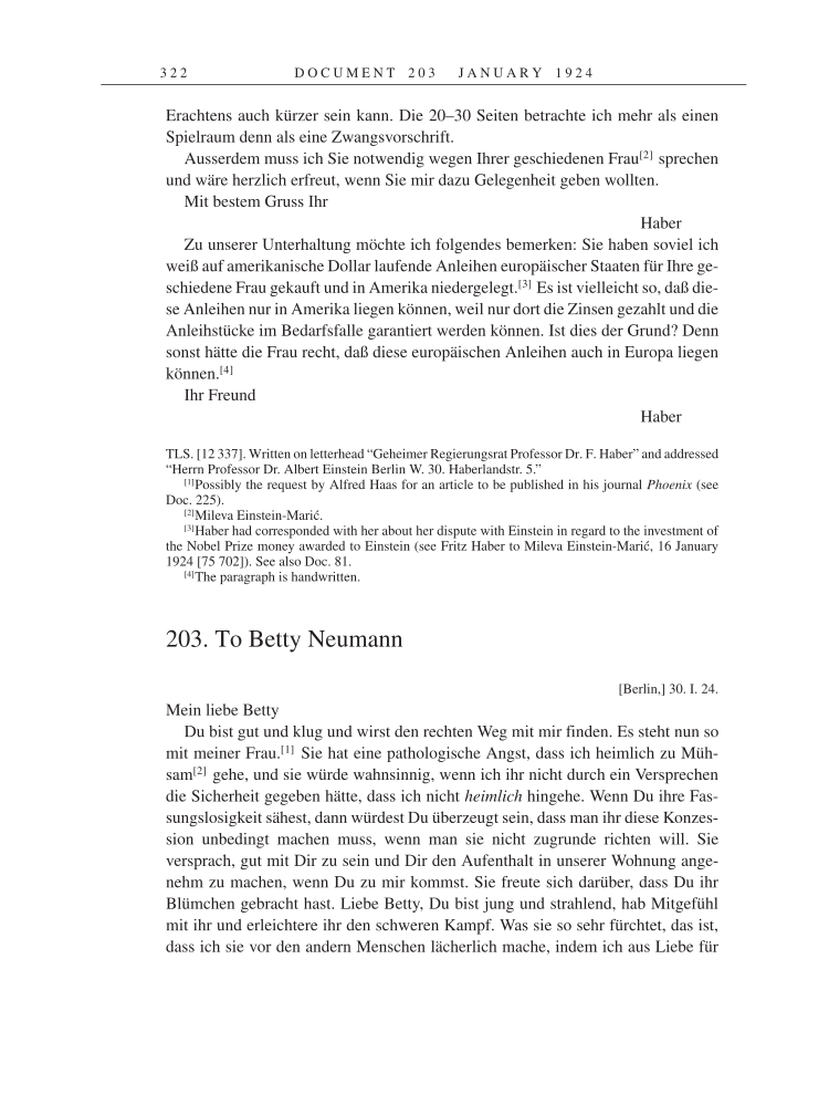Volume 14: The Berlin Years: Writings & Correspondence, April 1923-May 1925 page 322