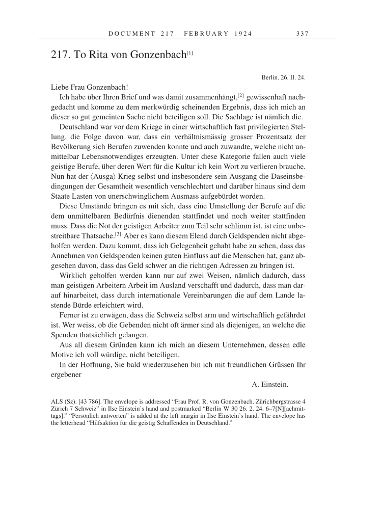 Volume 14: The Berlin Years: Writings & Correspondence, April 1923-May 1925 page 337