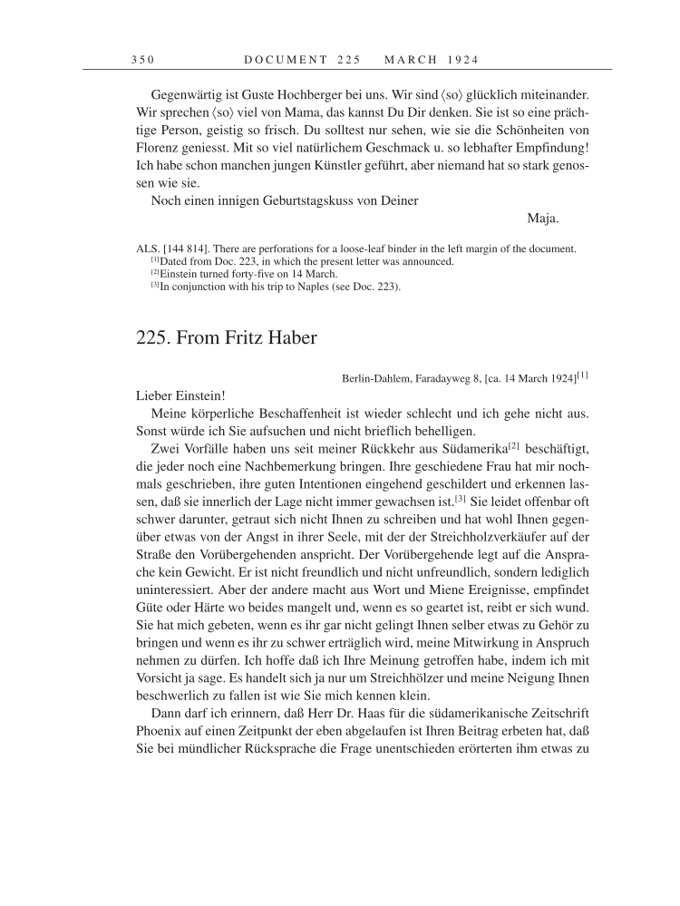 Volume 14: The Berlin Years: Writings & Correspondence, April 1923-May 1925 page 350