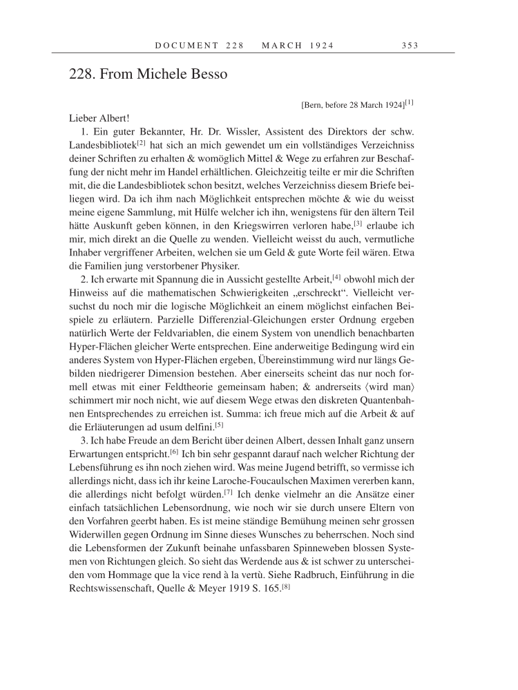 Volume 14: The Berlin Years: Writings & Correspondence, April 1923-May 1925 page 353