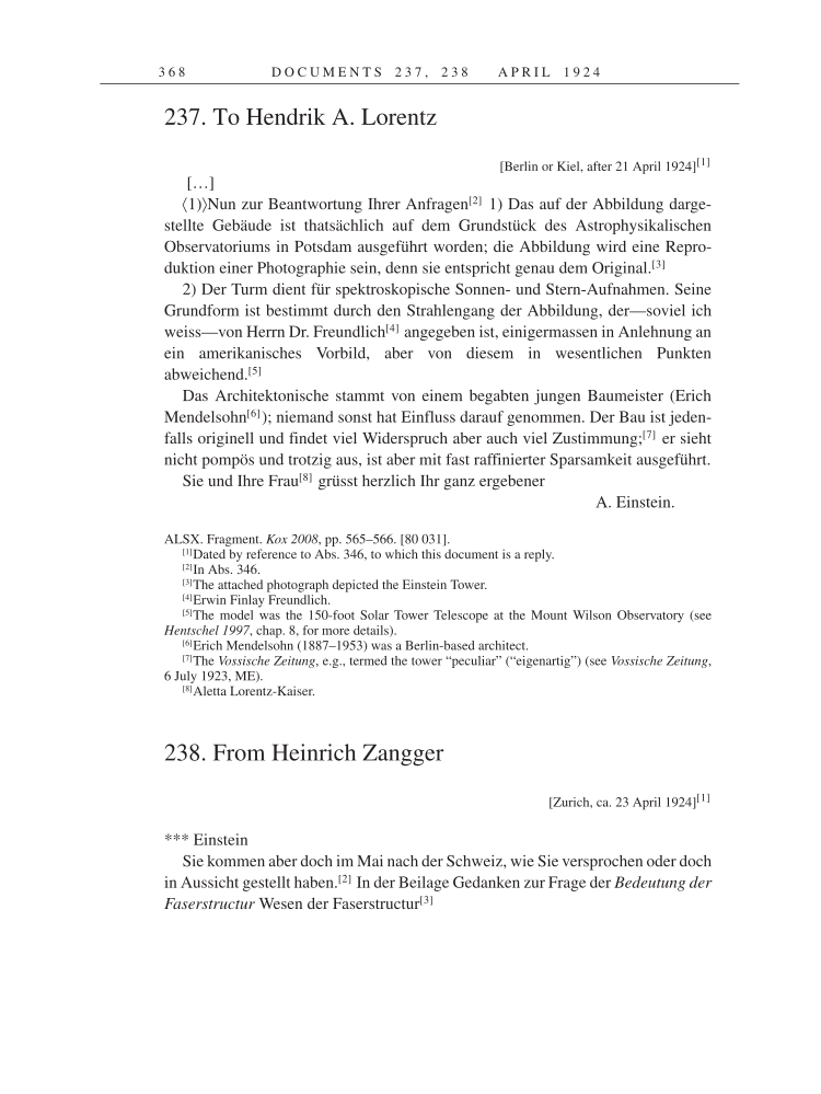 Volume 14: The Berlin Years: Writings & Correspondence, April 1923-May 1925 page 368