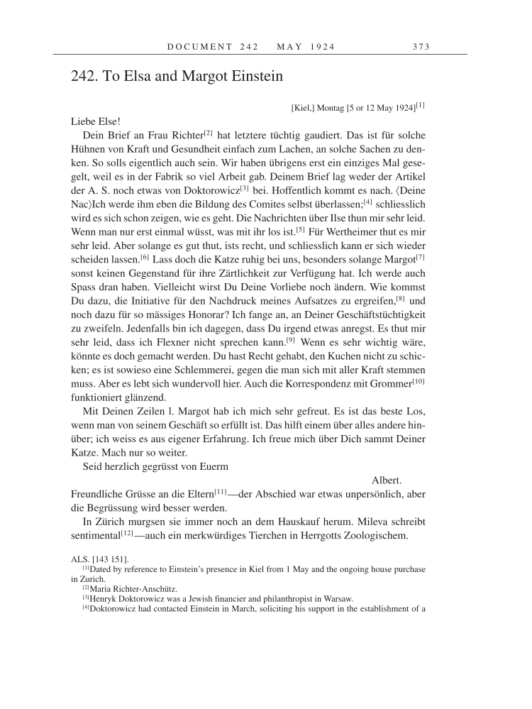 Volume 14: The Berlin Years: Writings & Correspondence, April 1923-May 1925 page 373