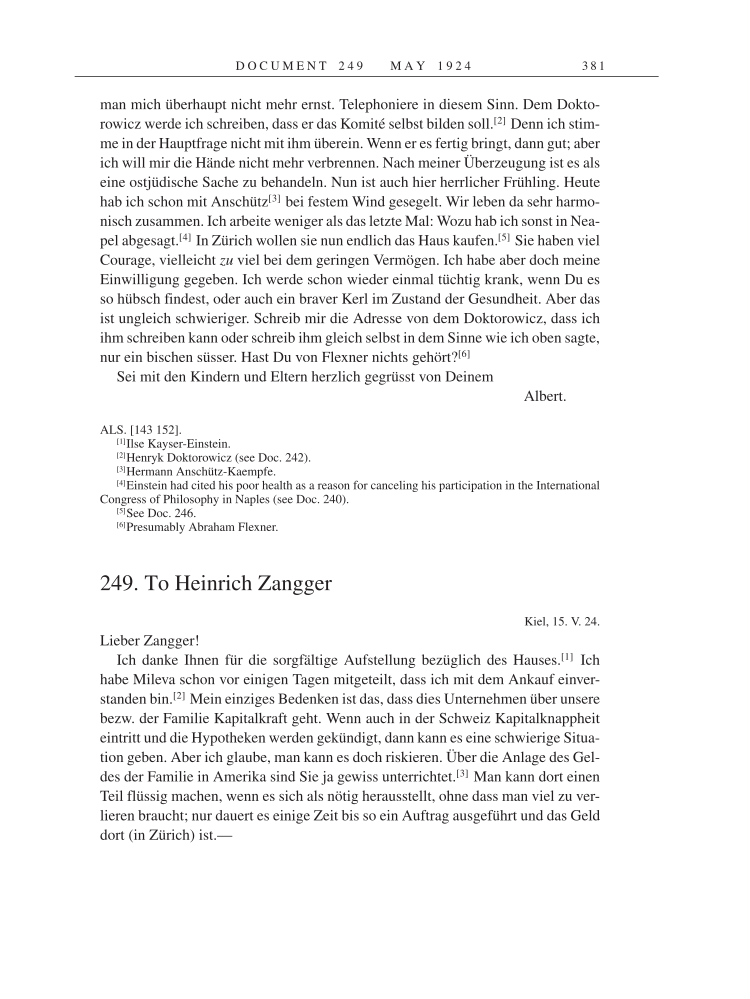 Volume 14: The Berlin Years: Writings & Correspondence, April 1923-May 1925 page 381