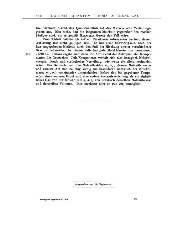 Volume 14: The Berlin Years: Writings & Correspondence, April 1923-May 1925 page 440