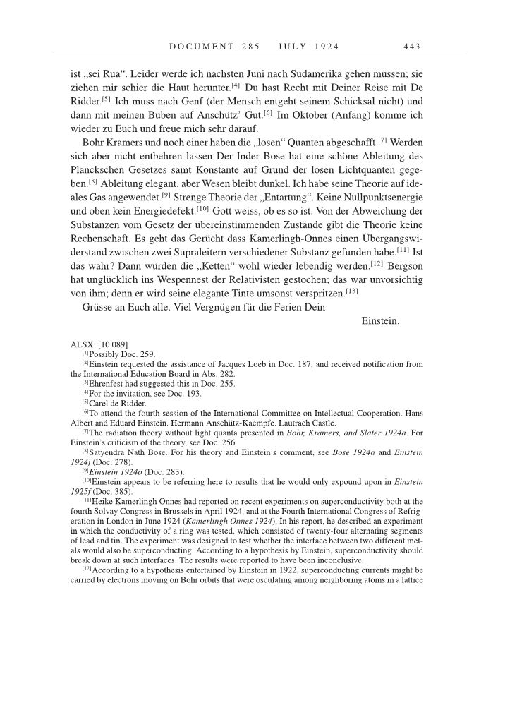 Volume 14: The Berlin Years: Writings & Correspondence, April 1923-May 1925 page 443