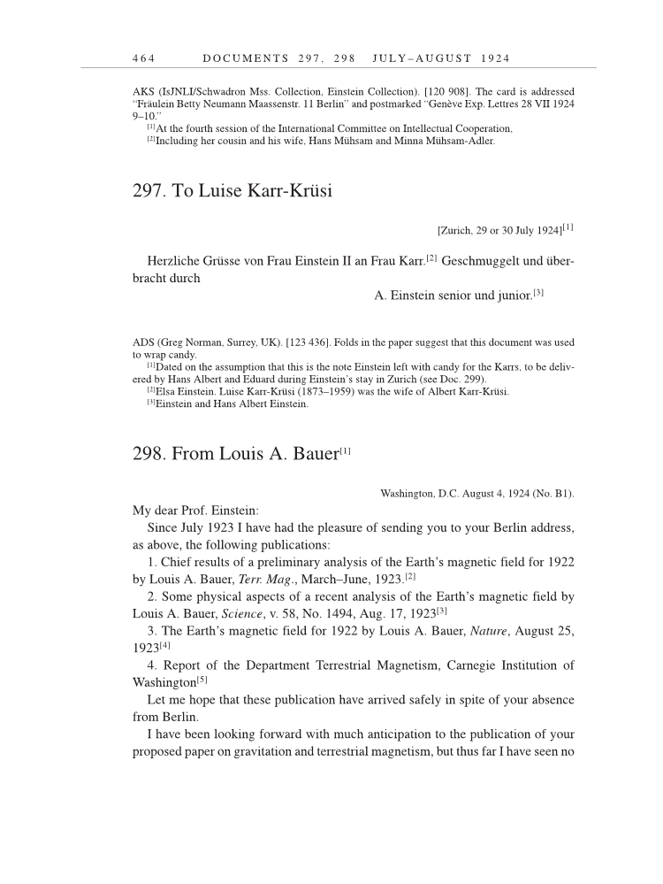Volume 14: The Berlin Years: Writings & Correspondence, April 1923-May 1925 page 464