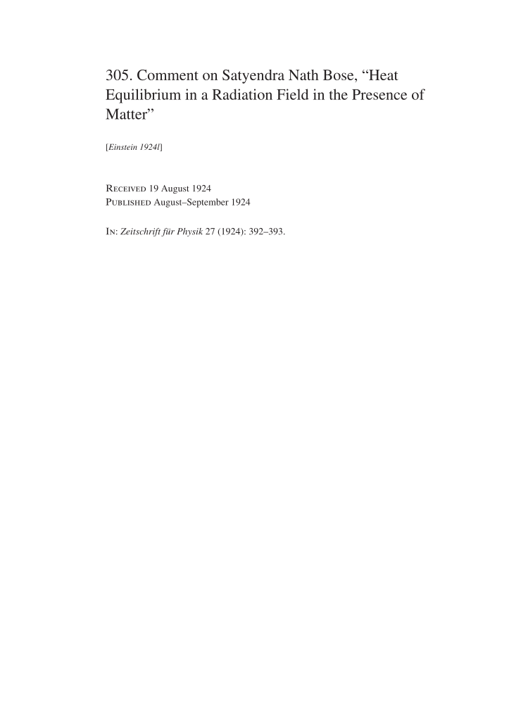 Volume 14: The Berlin Years: Writings & Correspondence, April 1923-May 1925 page 476