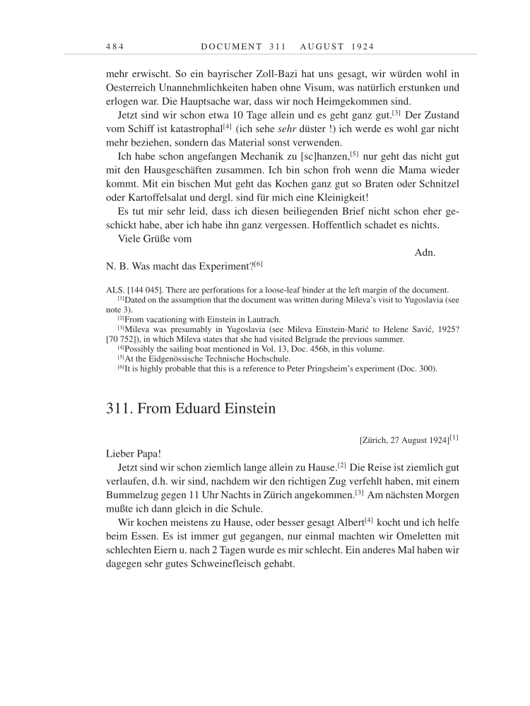 Volume 14: The Berlin Years: Writings & Correspondence, April 1923-May 1925 page 484
