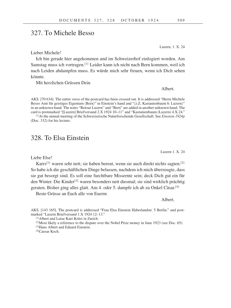 Volume 14: The Berlin Years: Writings & Correspondence, April 1923-May 1925 page 509