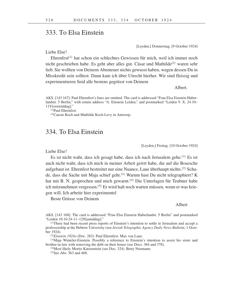 Volume 14: The Berlin Years: Writings & Correspondence, April 1923-May 1925 page 526