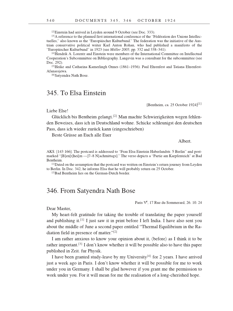 Volume 14: The Berlin Years: Writings & Correspondence, April 1923-May 1925 page 540