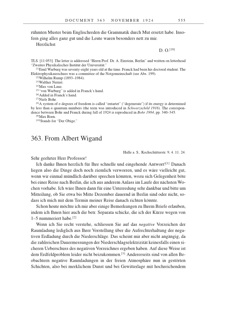 Volume 14: The Berlin Years: Writings & Correspondence, April 1923-May 1925 page 555