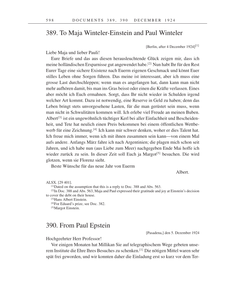Volume 14: The Berlin Years: Writings & Correspondence, April 1923-May 1925 page 598