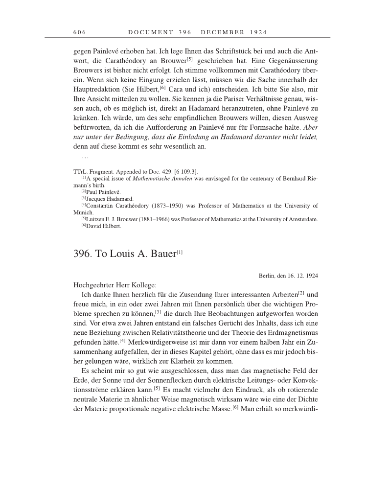 Volume 14: The Berlin Years: Writings & Correspondence, April 1923-May 1925 page 606