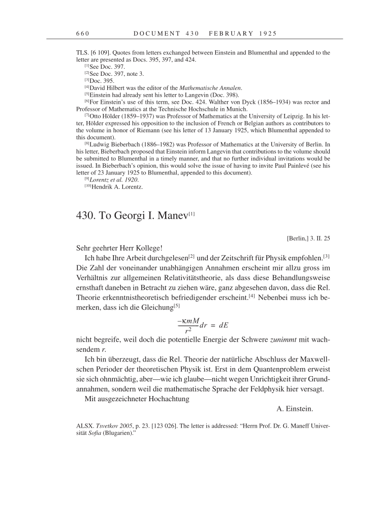 Volume 14: The Berlin Years: Writings & Correspondence, April 1923-May 1925 page 660